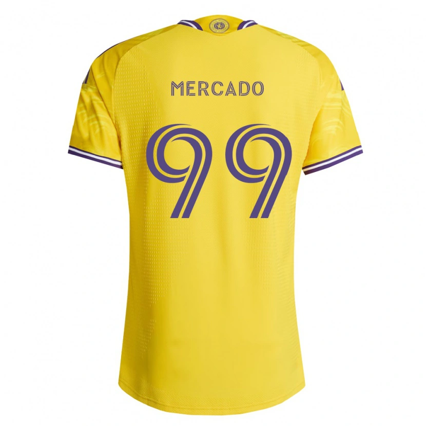 Danxen Mujer Camiseta Carlos Mercado #99 Amarillo Morado 2ª Equipación 2026/27 La Camisa