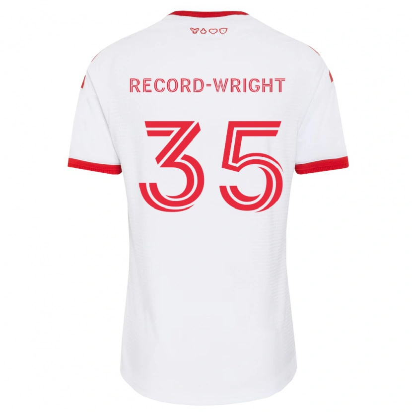 Danxen Mujer Camiseta Kemari Record-Wright #35 Blanco Rojo Negro 2ª Equipación 2026/27 La Camisa