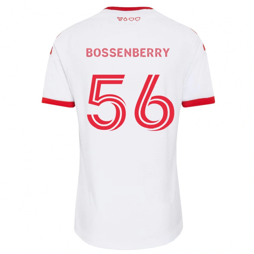 Danxen Mujer Camiseta Antone Bossenberry #56 Blanco Rojo Negro 2ª Equipación 2026/27 La Camisa
