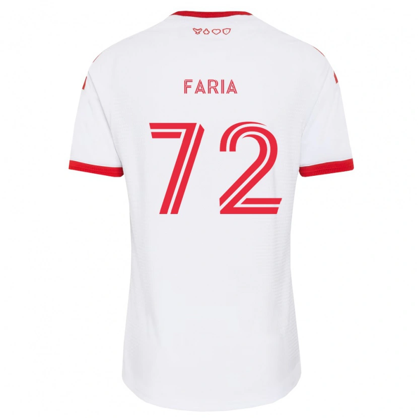 Danxen Mujer Camiseta Jordan Faria #72 Blanco Rojo Negro 2ª Equipación 2026/27 La Camisa