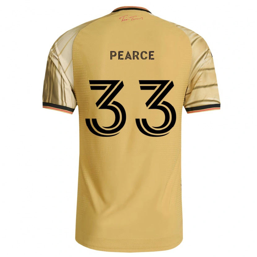 Danxen Mujer Camiseta Tyson Pearce #33 Marrón Amarillo Negro 2ª Equipación 2026/27 La Camisa