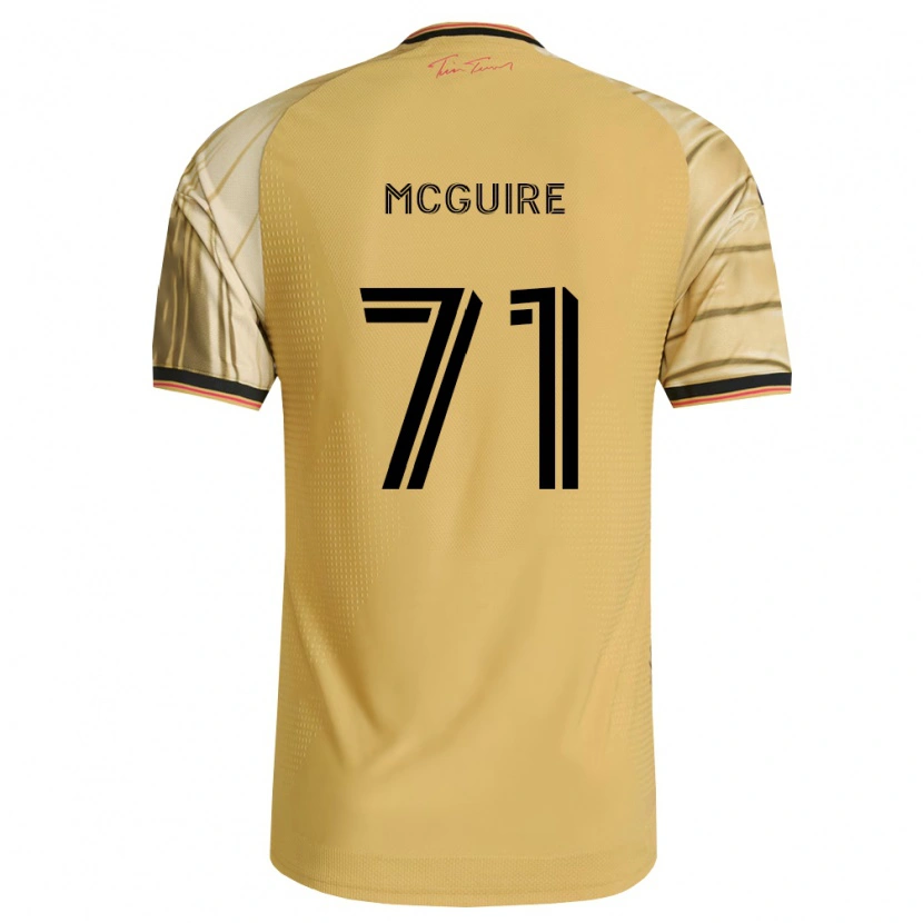 Danxen Mujer Camiseta Nolan Mcguire #71 Marrón Amarillo Negro 2ª Equipación 2026/27 La Camisa