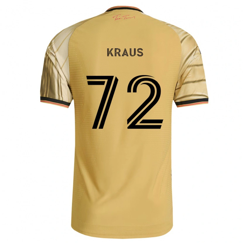 Danxen Mujer Camiseta Kane Kraus #72 Marrón Amarillo Negro 2ª Equipación 2026/27 La Camisa