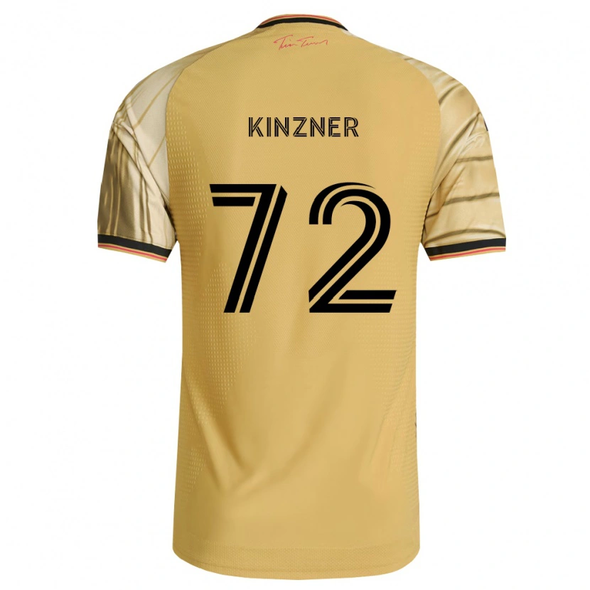 Danxen Mujer Camiseta Eric Kinzner #72 Marrón Amarillo Negro 2ª Equipación 2026/27 La Camisa