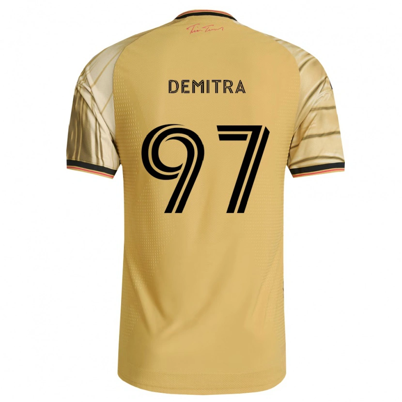 Danxen Mujer Camiseta Lucas Demitra #97 Marrón Amarillo Negro 2ª Equipación 2026/27 La Camisa