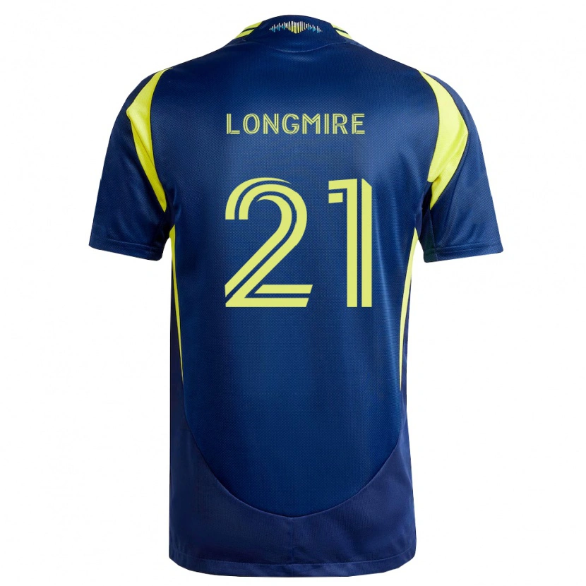 Danxen Mujer Camiseta Ahmed Longmire #21 Amarillo Azul Marino 2ª Equipación 2026/27 La Camisa