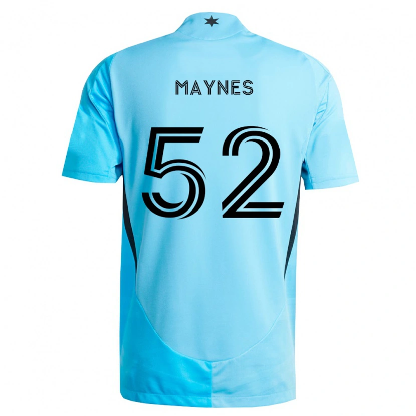 Danxen Mujer Camiseta Sullivan Maynes #52 Azul Claro Negro 2ª Equipación 2026/27 La Camisa