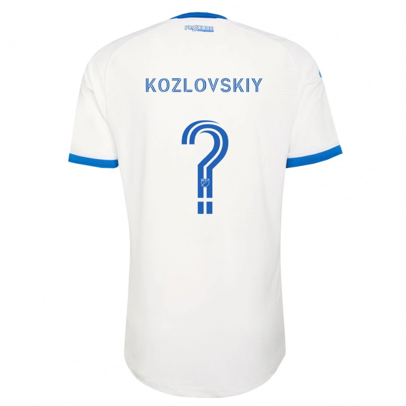 Danxen Mujer Camiseta Sergei Kozlovskiy #0 Azul Cielo Blanco 2ª Equipación 2026/27 La Camisa