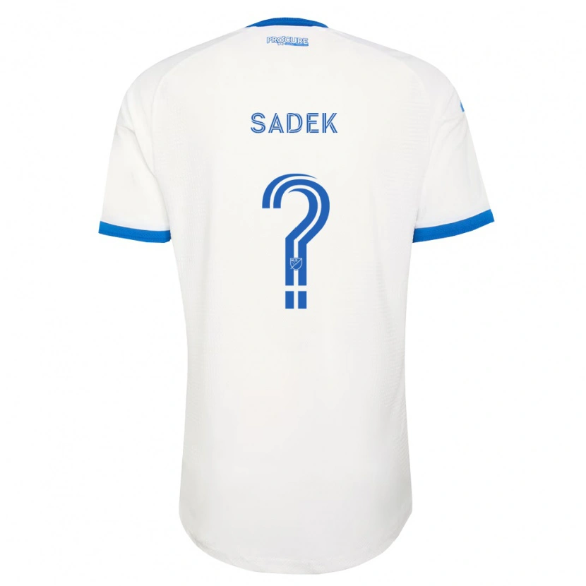 Danxen Mujer Camiseta Aghilas Sadek #0 Azul Cielo Blanco 2ª Equipación 2026/27 La Camisa