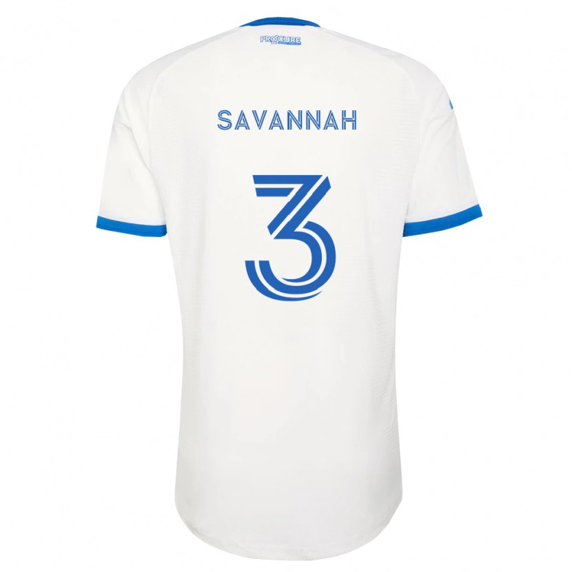 Danxen Mujer Camiseta Chenail Savannah #3 Azul Cielo Blanco 2ª Equipación 2026/27 La Camisa