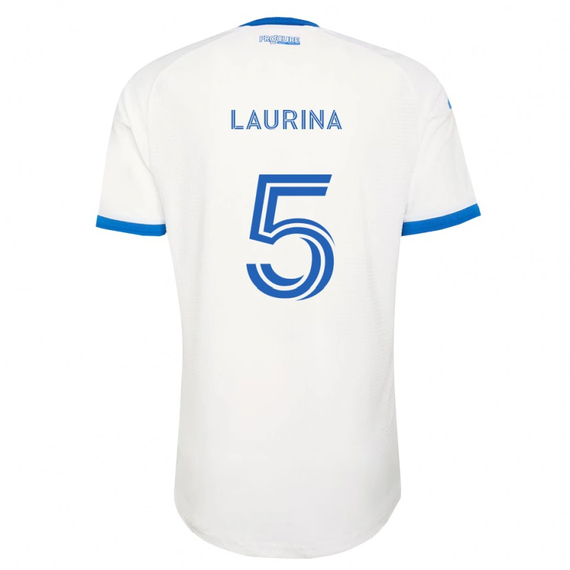 Danxen Mujer Camiseta Bilombo Laurina #5 Azul Cielo Blanco 2ª Equipación 2026/27 La Camisa