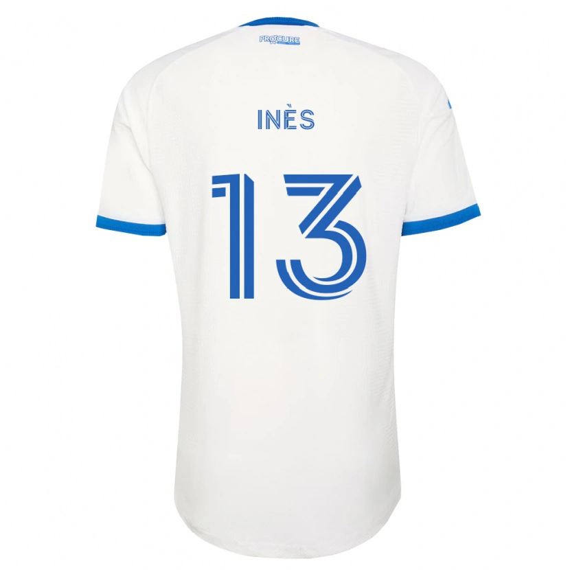 Danxen Mujer Camiseta Nourani Inès #13 Azul Cielo Blanco 2ª Equipación 2026/27 La Camisa