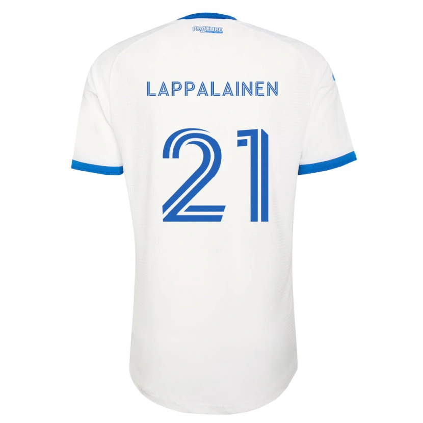 Danxen Mujer Camiseta Lassi Lappalainen #21 Azul Cielo Blanco 2ª Equipación 2026/27 La Camisa