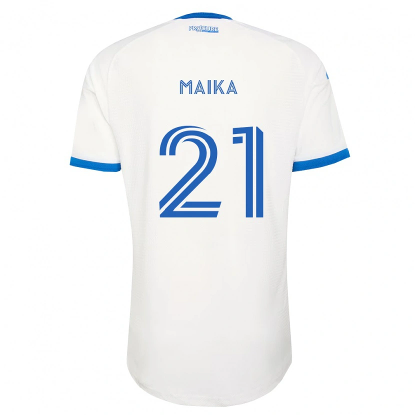 Danxen Mujer Camiseta Pouliot Maika #21 Azul Cielo Blanco 2ª Equipación 2026/27 La Camisa