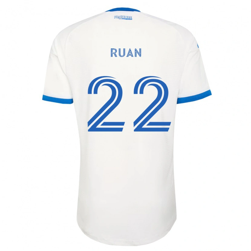 Danxen Mujer Camiseta Ruan #22 Azul Cielo Blanco 2ª Equipación 2026/27 La Camisa