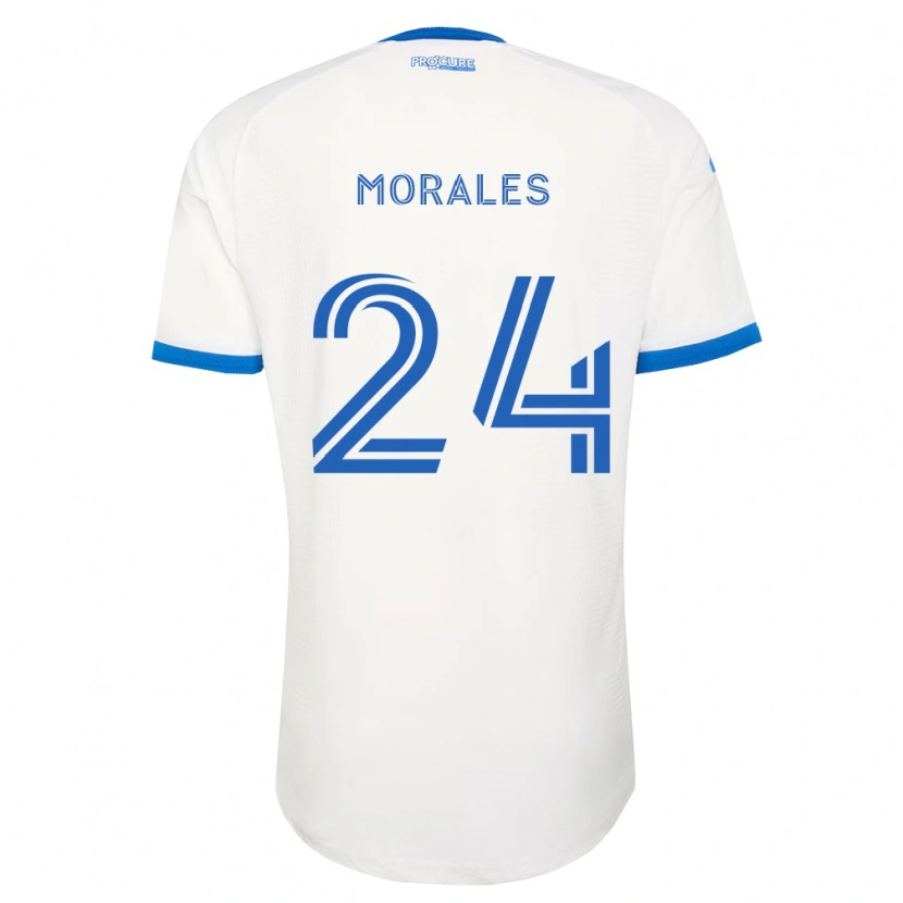 Danxen Mujer Camiseta Efraín Morales #24 Azul Cielo Blanco 2ª Equipación 2026/27 La Camisa