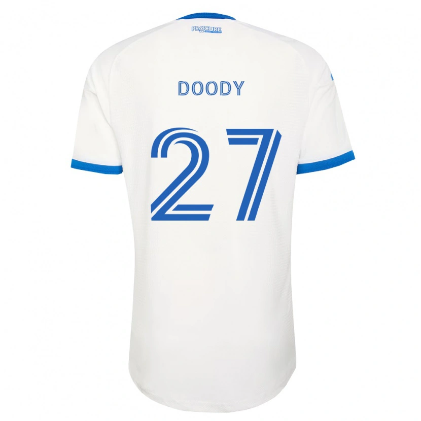 Danxen Mujer Camiseta Grayson Doody #27 Azul Cielo Blanco 2ª Equipación 2026/27 La Camisa