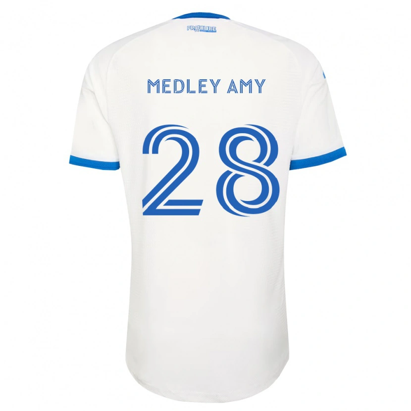 Danxen Mujer Camiseta Medley Amy #28 Azul Cielo Blanco 2ª Equipación 2026/27 La Camisa