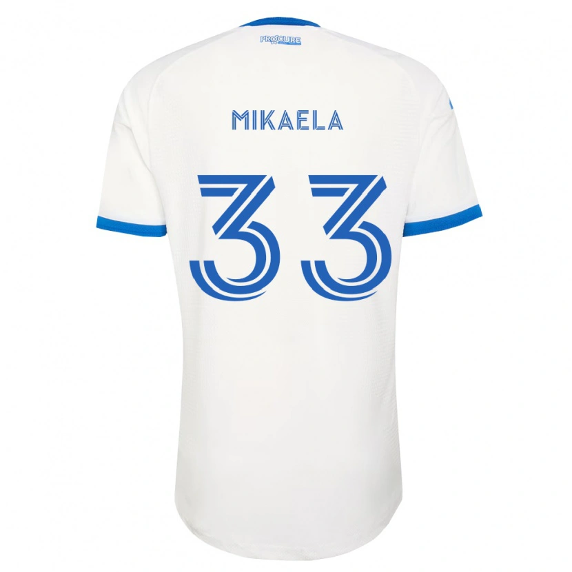 Danxen Mujer Camiseta Aitken Mikaela #33 Azul Cielo Blanco 2ª Equipación 2026/27 La Camisa