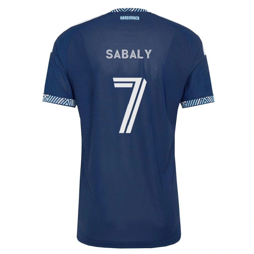 Danxen Mujer Camiseta Cheikh Sabaly #7 Azul Profundo Blanco 2ª Equipación 2026/27 La Camisa