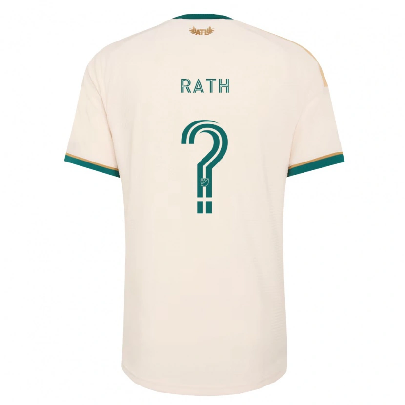 Danxen Mujer Camiseta Jacob Rath #0 Verde Champán 2ª Equipación 2026/27 La Camisa