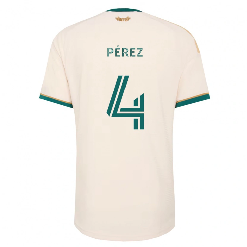 Danxen Mujer Camiseta Gary Pérez #4 Verde Champán 2ª Equipación 2026/27 La Camisa