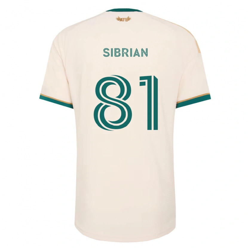 Danxen Mujer Camiseta David Sibrian #81 Verde Champán 2ª Equipación 2026/27 La Camisa
