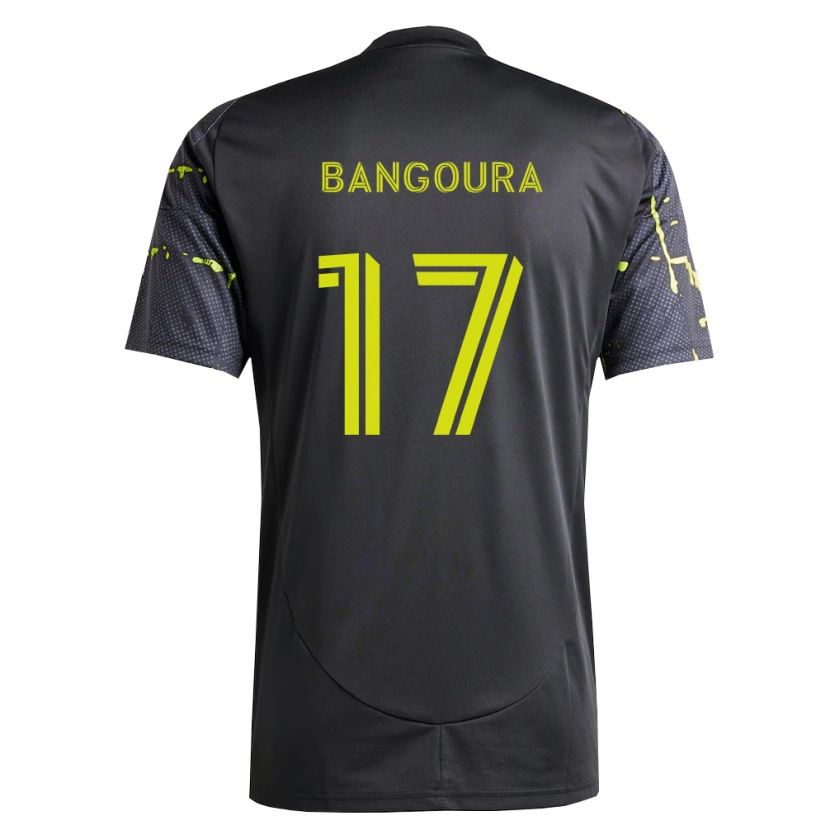 Danxen Mujer Camiseta Sekou Bangoura #17 Amarillo Fluorescente Negro 2ª Equipación 2026/27 La Camisa