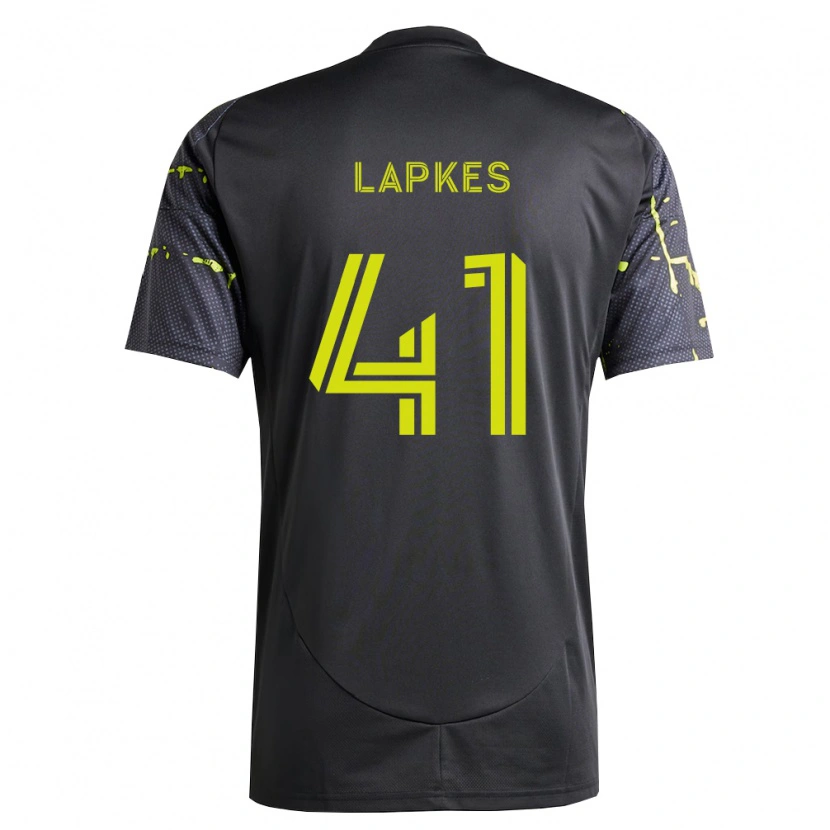Danxen Mujer Camiseta Stanislav Lapkes #41 Amarillo Fluorescente Negro 2ª Equipación 2026/27 La Camisa
