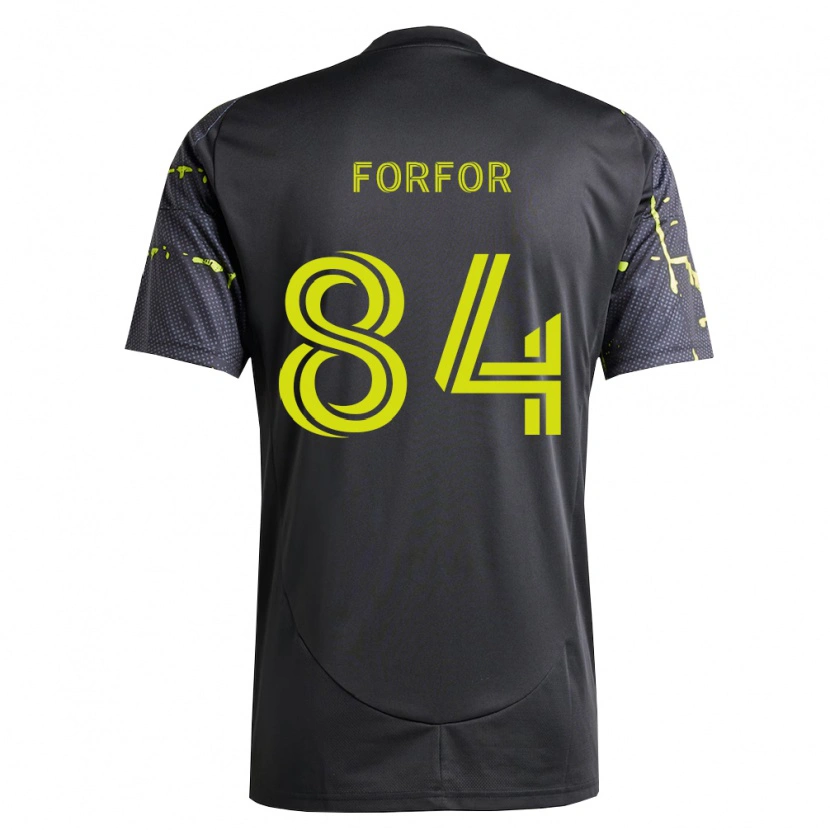 Danxen Mujer Camiseta Prince Forfor #84 Amarillo Fluorescente Negro 2ª Equipación 2026/27 La Camisa