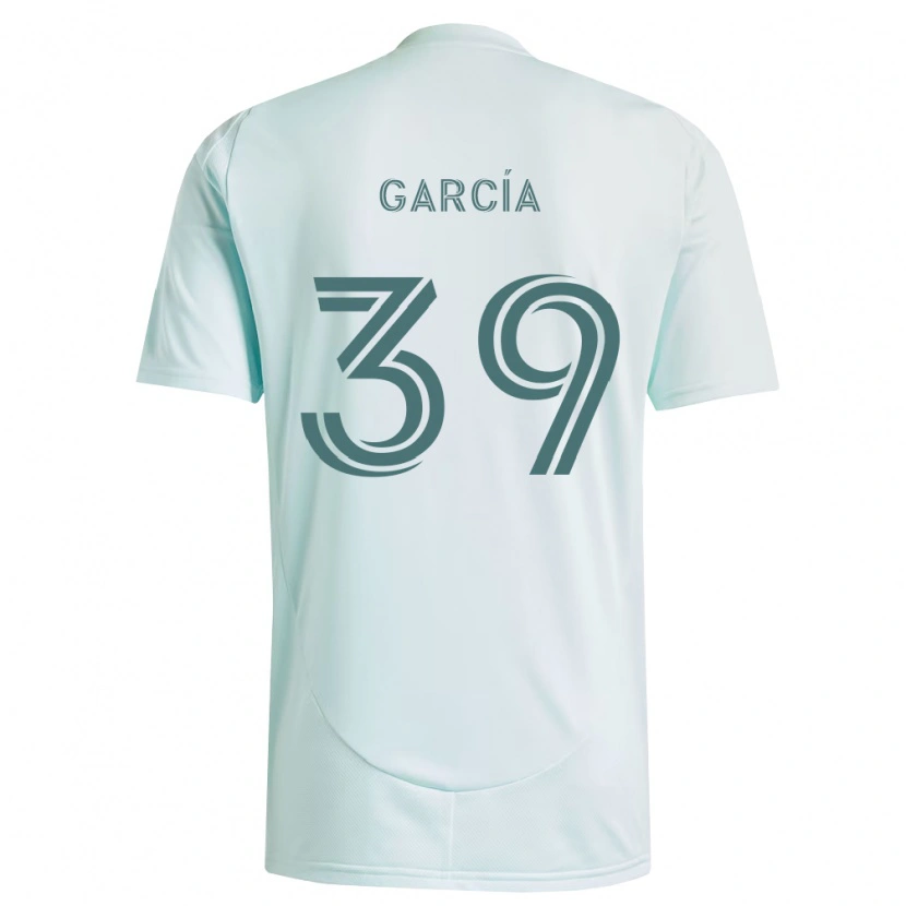 Danxen Mujer Camiseta Luis García #39 Blanco Verde Claro 2ª Equipación 2026/27 La Camisa