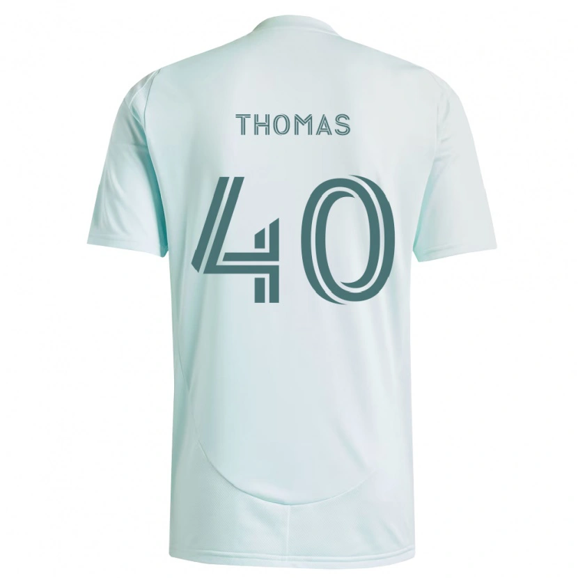 Danxen Mujer Camiseta Kai Thomas #40 Blanco Verde Claro 2ª Equipación 2026/27 La Camisa
