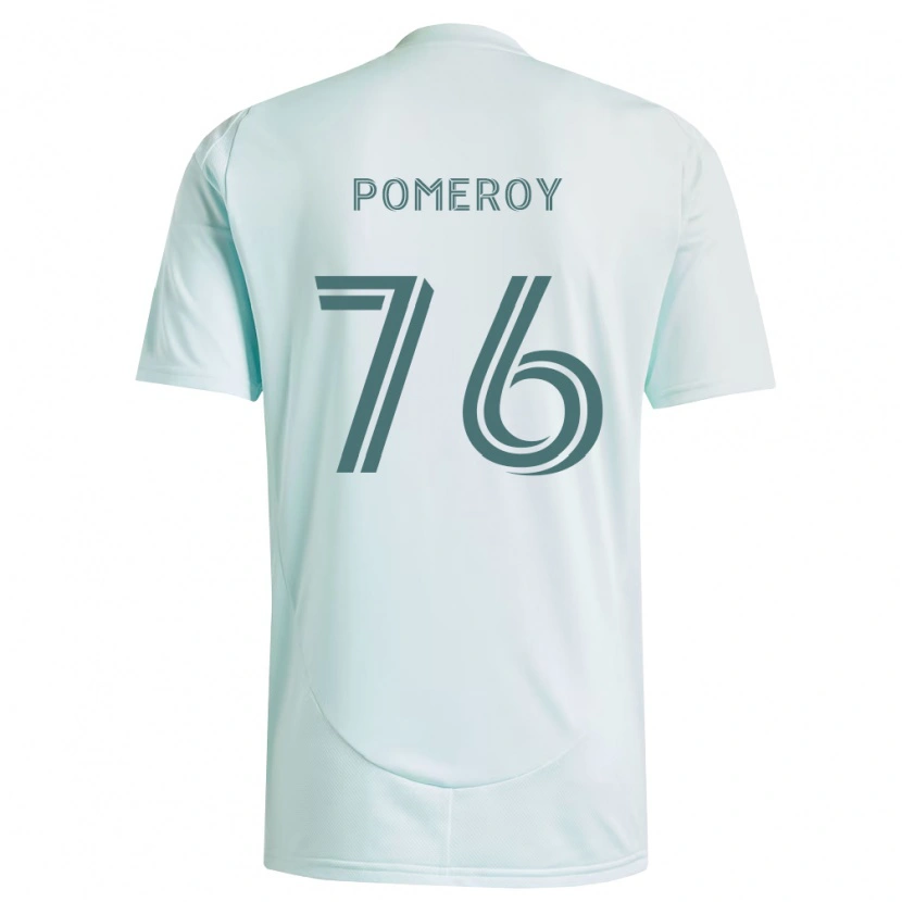 Danxen Mujer Camiseta Jack Pomeroy #76 Blanco Verde Claro 2ª Equipación 2026/27 La Camisa