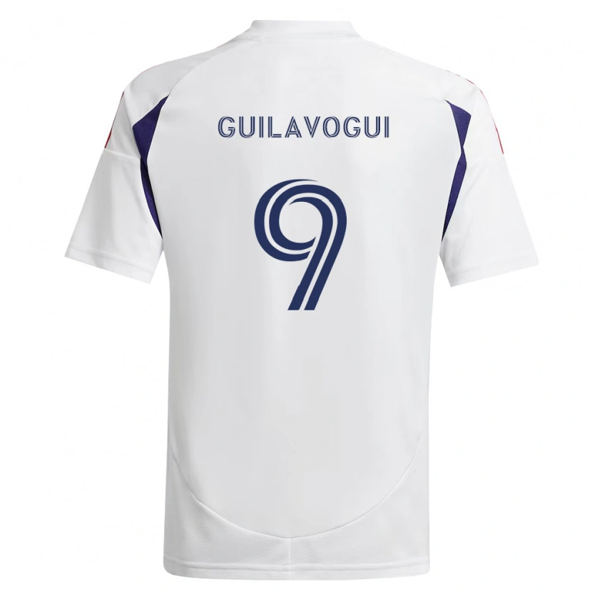 Danxen Mujer Camiseta Morgan Guilavogui #9 Azul Real Rojo Marrón 2ª Equipación 2026/27 La Camisa