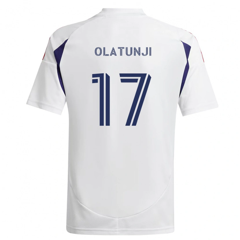 Danxen Mujer Camiseta Victor Olatunji #17 Azul Real Rojo Marrón 2ª Equipación 2026/27 La Camisa