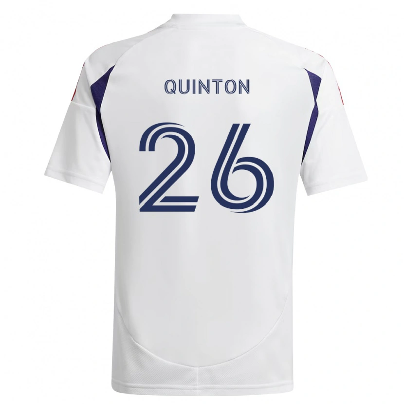 Danxen Mujer Camiseta Philip Quinton #26 Azul Real Rojo Marrón 2ª Equipación 2026/27 La Camisa