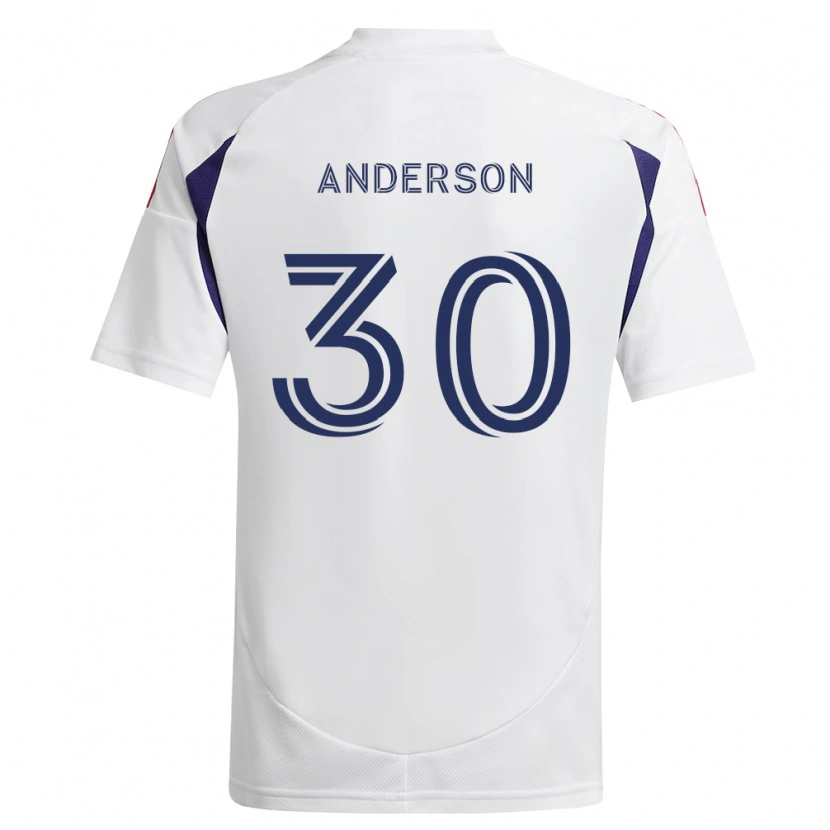 Danxen Mujer Camiseta Owen Anderson #30 Azul Real Rojo Marrón 2ª Equipación 2026/27 La Camisa