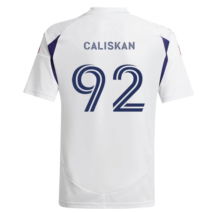 Danxen Mujer Camiseta Noel Caliskan #92 Azul Real Rojo Marrón 2ª Equipación 2026/27 La Camisa