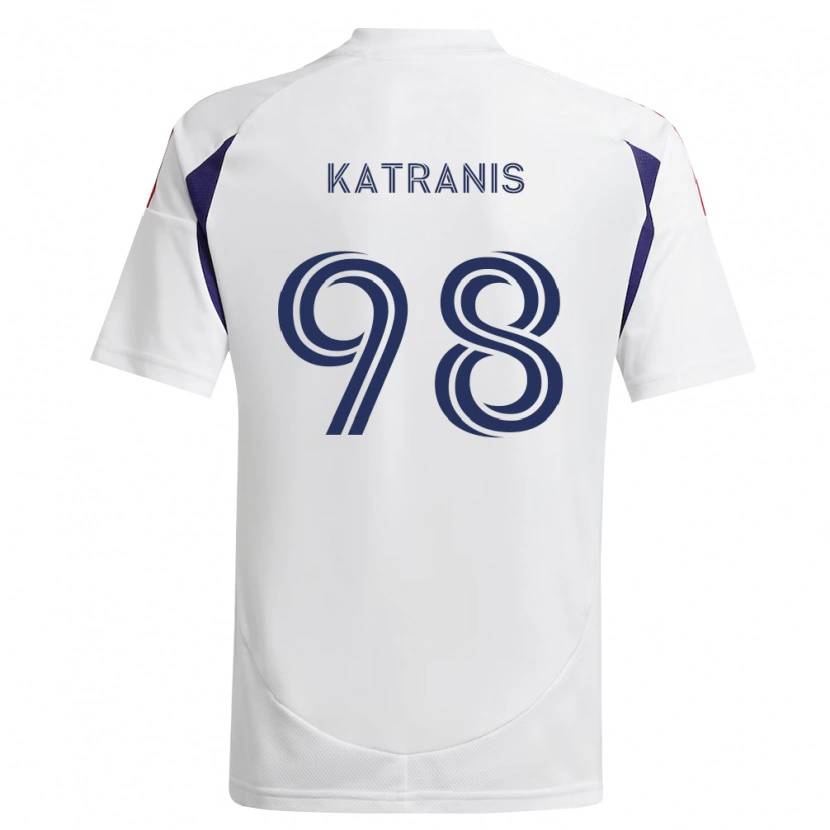 Danxen Mujer Camiseta Alexandros Katranis #98 Azul Real Rojo Marrón 2ª Equipación 2026/27 La Camisa