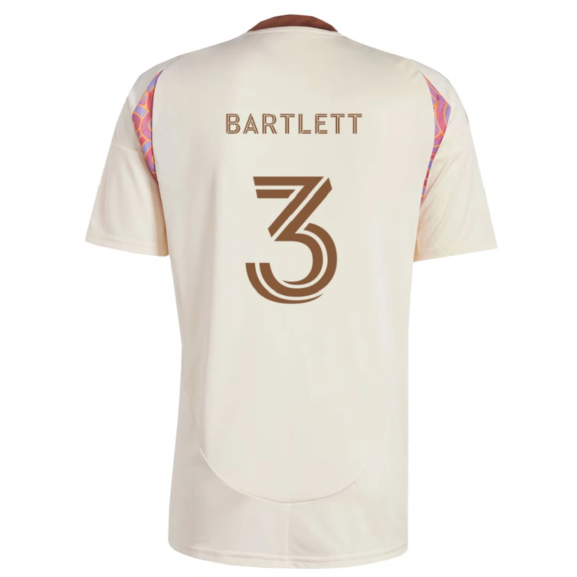 Danxen Mujer Camiseta Lucas Bartlett #3 Rosa Blanco Roto 2ª Equipación 2026/27 La Camisa