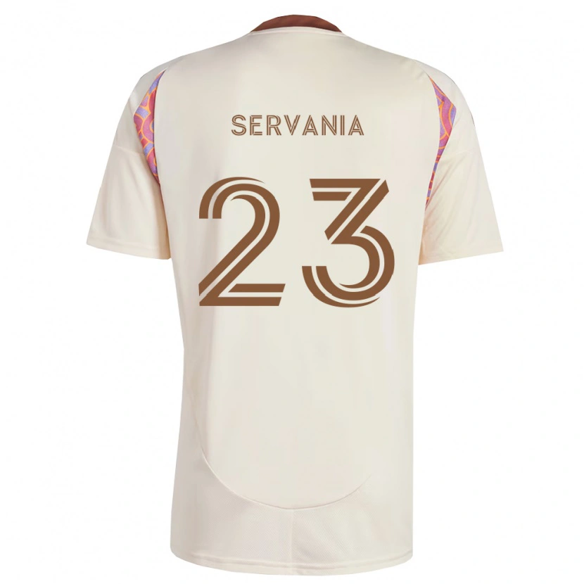 Danxen Mujer Camiseta Brandon Servania #23 Rosa Blanco Roto 2ª Equipación 2026/27 La Camisa