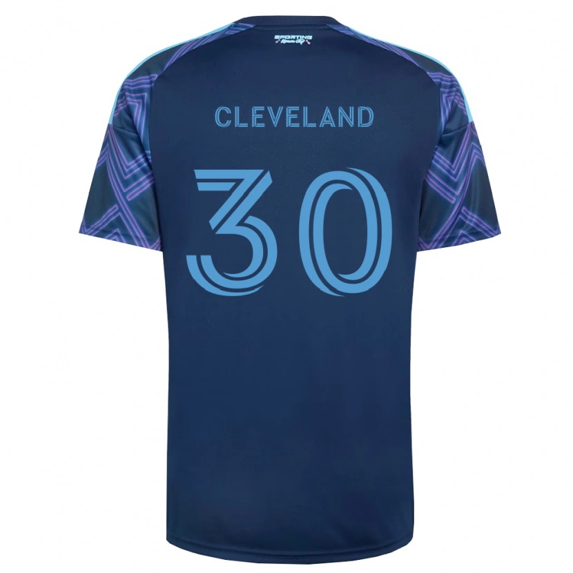 Danxen Mujer Camiseta Stefan Cleveland #30 Azul Real Morado 2ª Equipación 2026/27 La Camisa