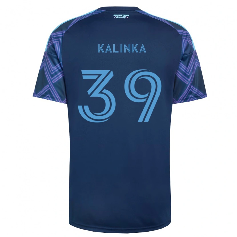 Danxen Mujer Camiseta Jaxson Kalinka #39 Azul Real Morado 2ª Equipación 2026/27 La Camisa