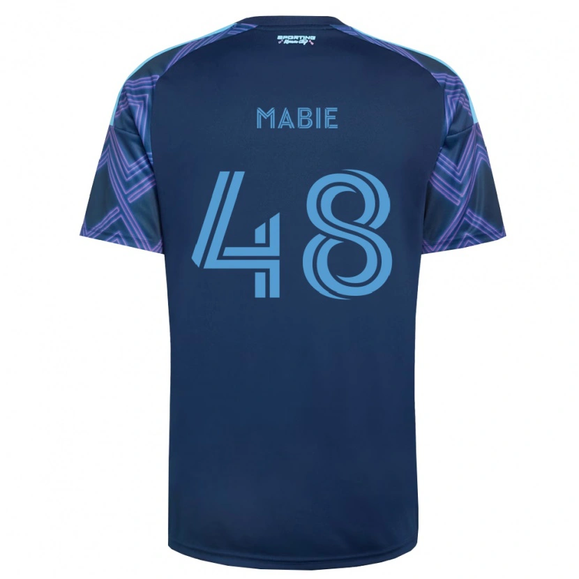 Danxen Mujer Camiseta Blaine Mabie #48 Azul Real Morado 2ª Equipación 2026/27 La Camisa
