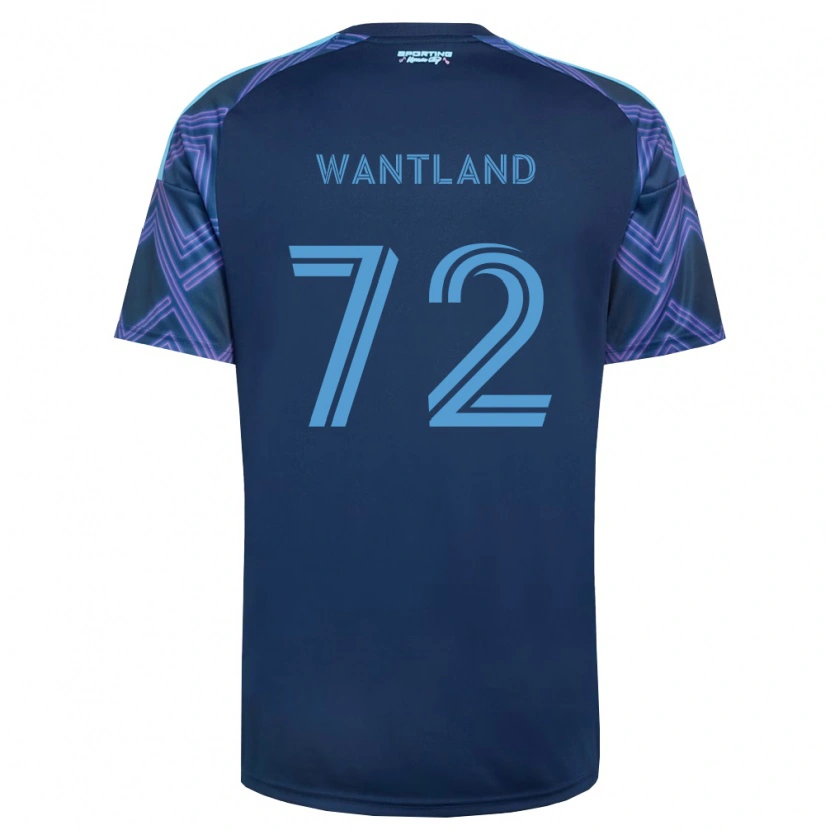 Danxen Mujer Camiseta Zane Wantland #72 Azul Real Morado 2ª Equipación 2026/27 La Camisa