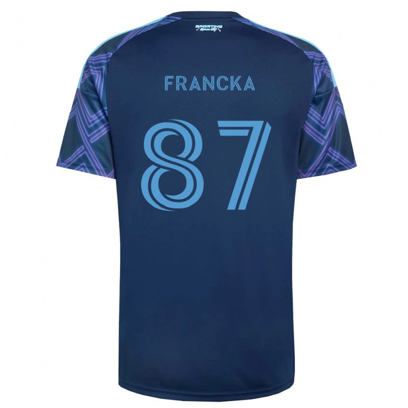 Danxen Mujer Camiseta Jack Francka #87 Azul Real Morado 2ª Equipación 2026/27 La Camisa