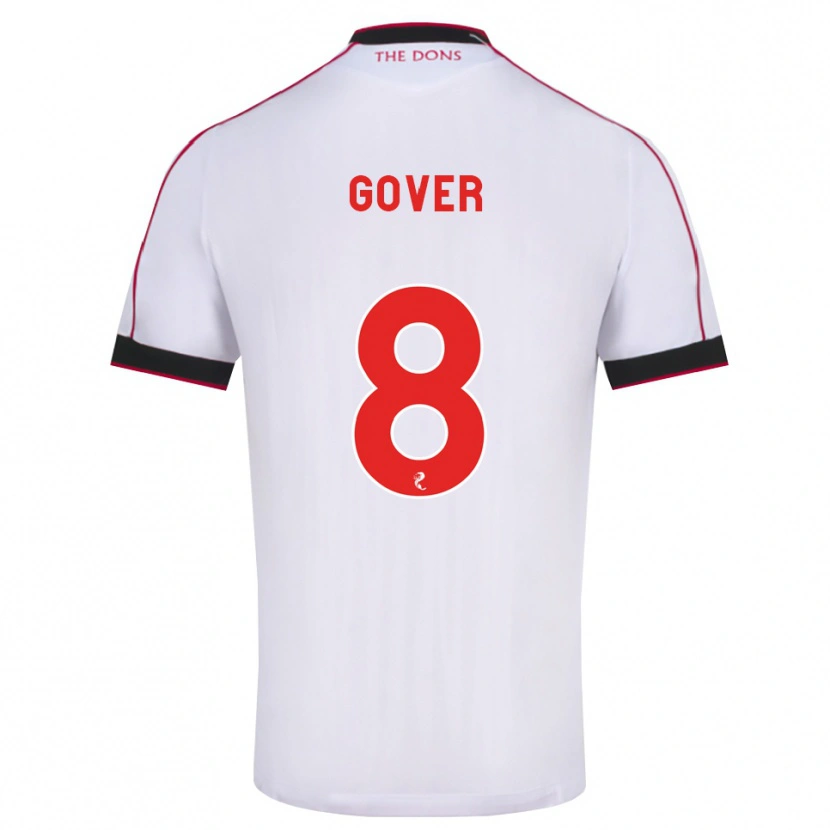 Danxen Mujer Camiseta Chloe Gover #8 Negro Rojo Blanco 2ª Equipación 2026/27 La Camisa
