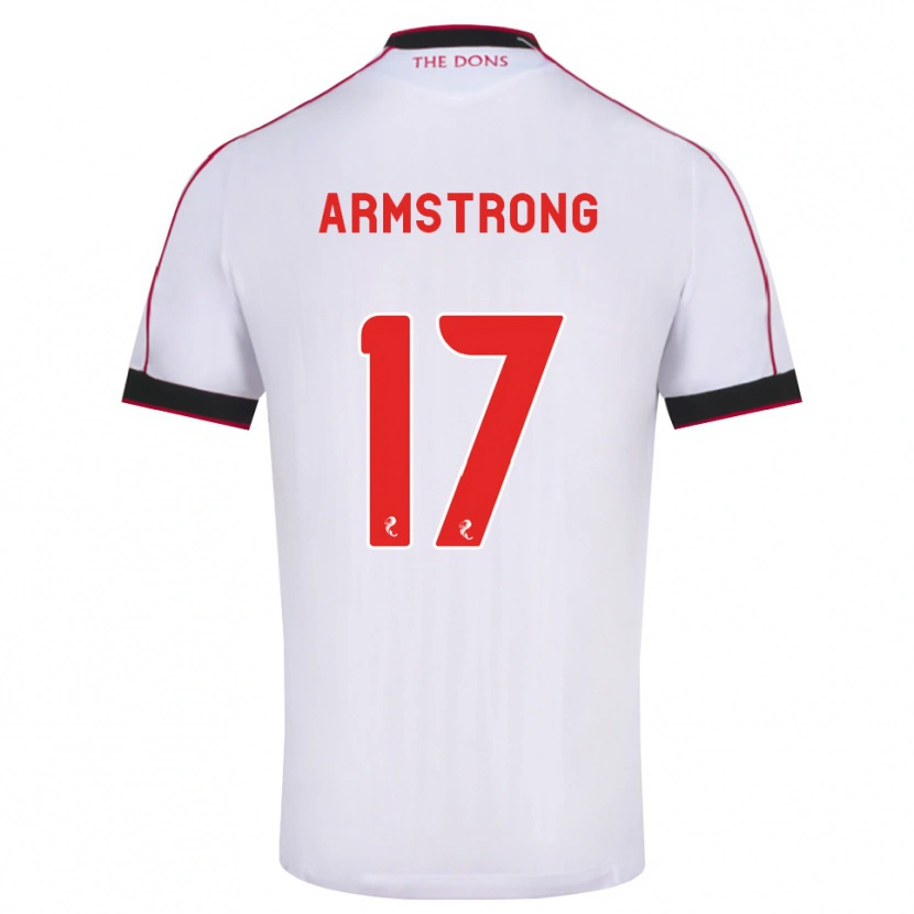 Danxen Mujer Camiseta Stuart Armstrong #17 Negro Rojo Blanco 2ª Equipación 2026/27 La Camisa