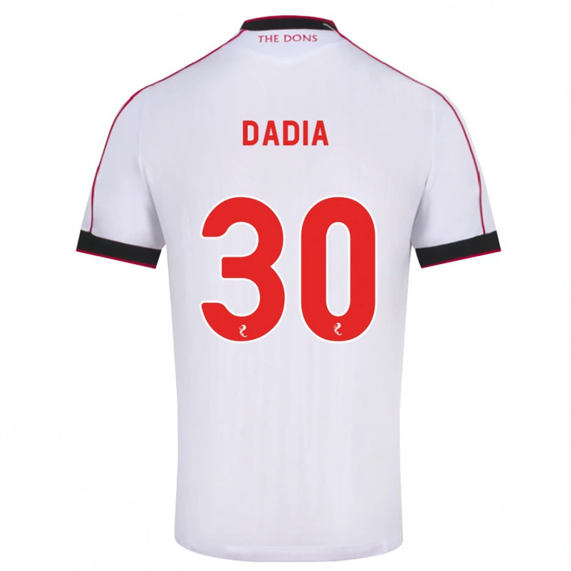 Danxen Mujer Camiseta Or Dadia #30 Negro Rojo Blanco 2ª Equipación 2026/27 La Camisa