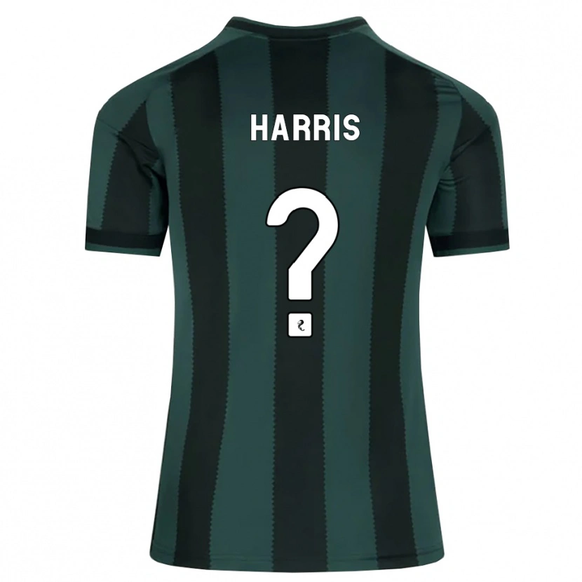 Danxen Mujer Camiseta Mark Harris #0 Gris Pizarra Oscuro Negro 2ª Equipación 2026/27 La Camisa
